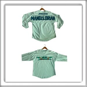 Star Wars Unisex Mandalorian Baby Yoda Spirit Jersey Top Mint Green Size Small